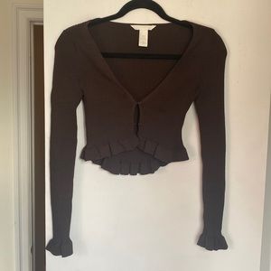 H&M CROPPED CARDIGAN